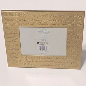 Inspirations by Heirloom Decorel Gold Photo Frame 5” x 3.5” Children are Special